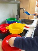 Legeservice - Grydesæt i plast fra Dantoy - 7 dele. - Billede 1