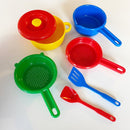 Legeservice - Grydesæt i plast fra Dantoy - 7 dele. - Billede 1