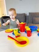 Legeservice - Spisesæt i plast fra Dantoy - 42 dele. - Billede 1
