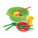 Legekøkken - Opvaskebalje fra dantoy - 10 dele - Svanemærket - Billede 1