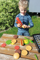 BBQ grill burger og hotdog fra Dantoy - Billede 1