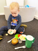 Green Garden Frokostsæt i plast fra Dantoy - 18 dele. - Billede 1