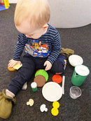 Green Garden Frokostsæt i plast fra Dantoy - 18 dele. - Billede 1