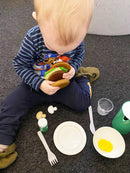 Green Garden Frokostsæt i plast fra Dantoy - 18 dele. - Billede 1