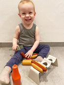 Green Garden Hotdogs-sæt i plast fra dantoy - Fra 2 år - Billede 1