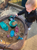 Blue Marine Båd og Sandsæt - 5 dele - Dantoy - Fra 2 år - Billede 1