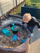 Blue Marine Båd og Sandsæt - 5 dele - Dantoy - Fra 2 år - Billede 1