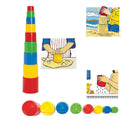 Byggebægere fra dantoy - 9 dele - Fra 12 mdr - Svanemærket - Billede 1