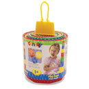 Byggebægere fra dantoy - 9 dele - Fra 12 mdr - Svanemærket - Billede 1