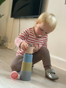 Dantoy tiny® Byggebægere af BIOplast - 7 dele - fra 6 mdr. - Billede 1