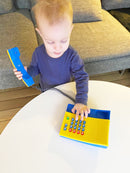 Telefon i plast m. knapper og lyde - Fra 3 år. ASS farver - Billede 1