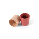 Dantoy tiny kopper - BIO-plast - Rust Bordeaux/Sand - 2 dele - Fra 0 mdr. - Billede 1