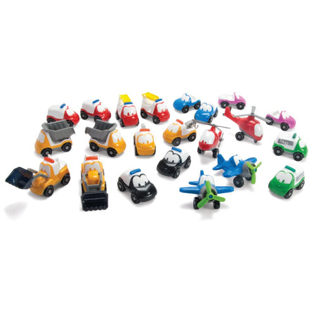 Biler - 22 stk FunCars i plast fra Dantoy. - Billede 1