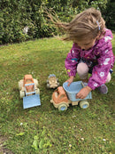 Svanemærket BIOplast Lastbilssæt fra Dantoy - 6 stk - Fra 2 år. - Billede 1