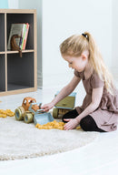 Svanemærket BIOplast Traktorsæt fra Dantoy - 6 stk - Fra 2 år. - Billede 1