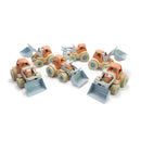 Svanemærket BIOplast Traktorsæt fra Dantoy - 6 stk - Fra 2 år. - Billede 1