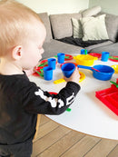 Legeservice, Spisestel i plast fra Dantoy - 82 dele. - Billede 1