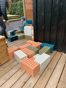 Dantoy Byggeklodser - 26 stk - Grøn & Orange - Svanemærket - fra 3 år - Billede 1