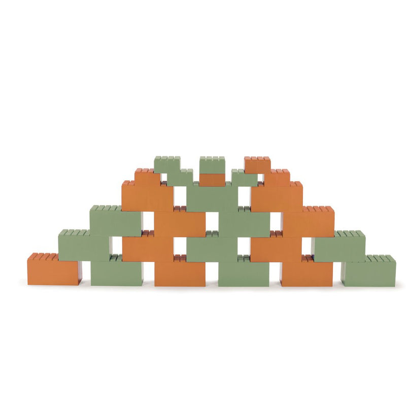 Dantoy Byggeklodser - 26 stk - Grøn & Orange - Svanemærket - fra 3 år - Billede 1