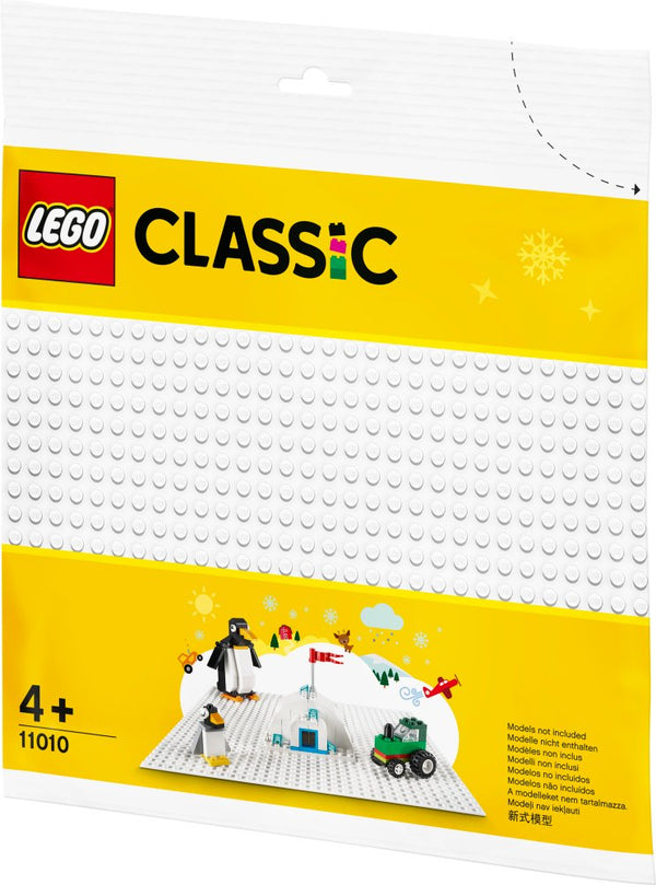 LEGO Classic - Hvid Byggeplade - 25x25 cm - 32x32 knopper - Billede 1