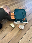 Dantoy BIOplast Funcars Vaskehal med 3 biler - Fra 1 år.