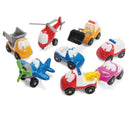 Biler - FunCars i plast fra Dantoy - 8 stk. Assorteret - Billede 1