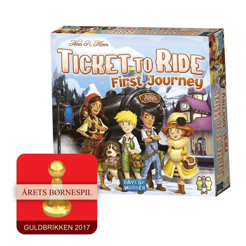 Ticket to Ride: First Journey spil - Fra 6 år - Billede 1
