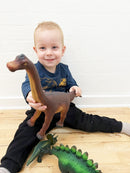Dyr - Brachiosaurus Dinosaur fra Green Rubber Toys - H:29 cm.