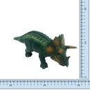 Dyr - Triceratops Dinosaur - Green Rubber Toys - 17 cm.