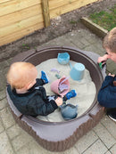 Scrunch silikone vandkande i lyseblå - 0,8L - Billede 1