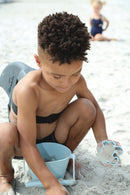 Scrunch sandforme i silikone - 4 stk - lyseblå. - Billede 1