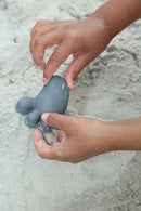 Scrunch sandforme i silikone - 4 stk - antracitgrå. - Billede 1