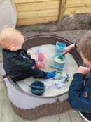 Scrunch sandforme i silikone - 4 stk - lyslilla. - Billede 1