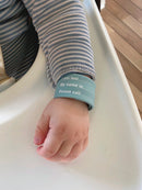 Scrunch "jeg er blevet væk" armbånd i lyseblå - Fra 3 år - Billede 1