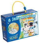 Gulvpuslespil fra Beleduc - De 4 Årstider - 49 brikker. - Billede 1