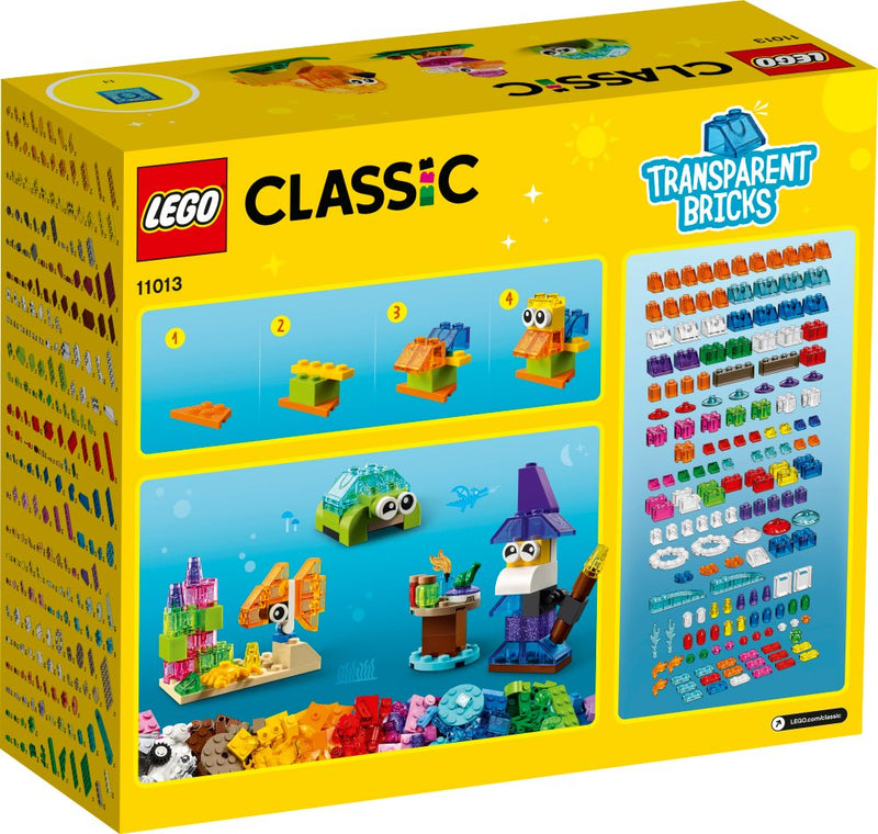 LEGO Classic - Kreative gennemsigtige klodser - 11013 - 500 dele. - Billede 1