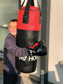 MyHood Boksesæk inkl boksehandsker - 10 kg - Sort - Fra 6 år - Billede 1