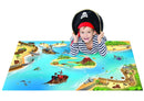Legetæppe med pirat motiv - 100x150 cm. - Billede 1
