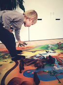 Legetæppe med Wildlife motiv - 100x150 cm. - Billede 1