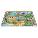 Legetæppe med Zoo motiv - 100x150 cm. - Billede 1
