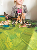 Legetæppe med Heste motiv - 100x150 cm. - Billede 1