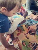 Legetæppe med Dinosaur motiv - 100x150 cm. - Billede 1