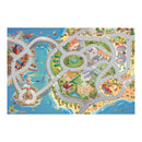 Legetæppe med Kyst motiv - 100x150 cm. - Billede 1