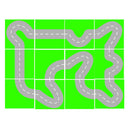 Legetæppe: Vejbanebrikker - 15 stk. - Billede 1