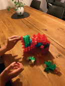 MagnaQubix 3D Transparent fra Magna-Tiles - 29 dele - Billede 1