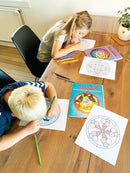 Mandalas Malebog - Yndlingsmotiver - 32 sider - fra 4 år - Billede 1