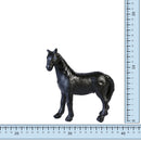 Dyr - Sort Hest fra Green Rubber Toys - L:15 cm.