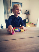 Begin Again træpuslespil - Tal, Romertal & Farver - Fra 3 år - Billede 1