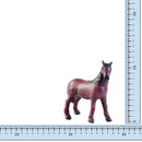 Dyr - Rødbrunt Føl fra Green Rubber Toys - L:11 cm.