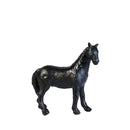 Dyr - Sort Føl fra Green Rubber Toys - L:11 cm.